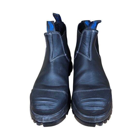 Blundstone Stout Steel Toe Black Chelsea Work Boot  Excellent Mens AU 9.5, US 10 - Picture 3 of 10